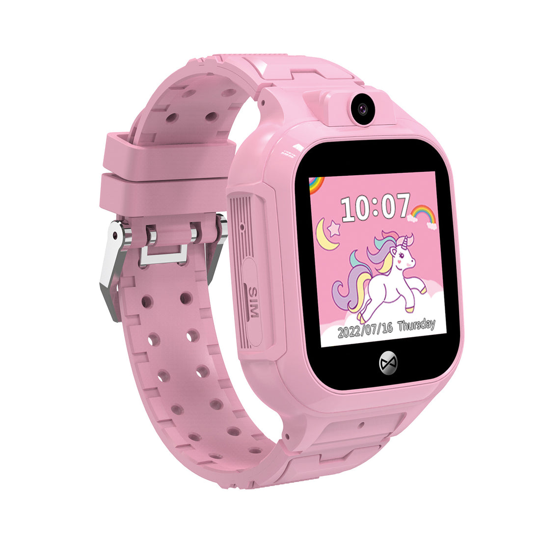 Vaikiškas išmanusis laikrodis Forever Kids See Me! 3 GPS IP65 4G rožinis