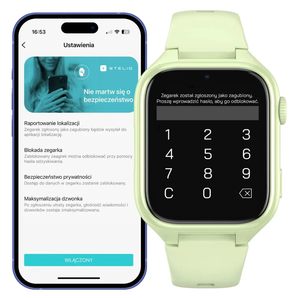 Vaikiškas išmanusis laikrodis Stelio Junior su 4G, GPS ir kamera