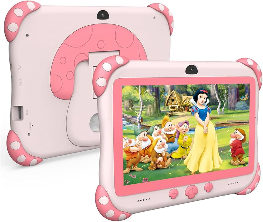 Vaikiškas planšetinis kompiuteris Ascrecem Y8 7" 32 GB / 2 GB rožinis