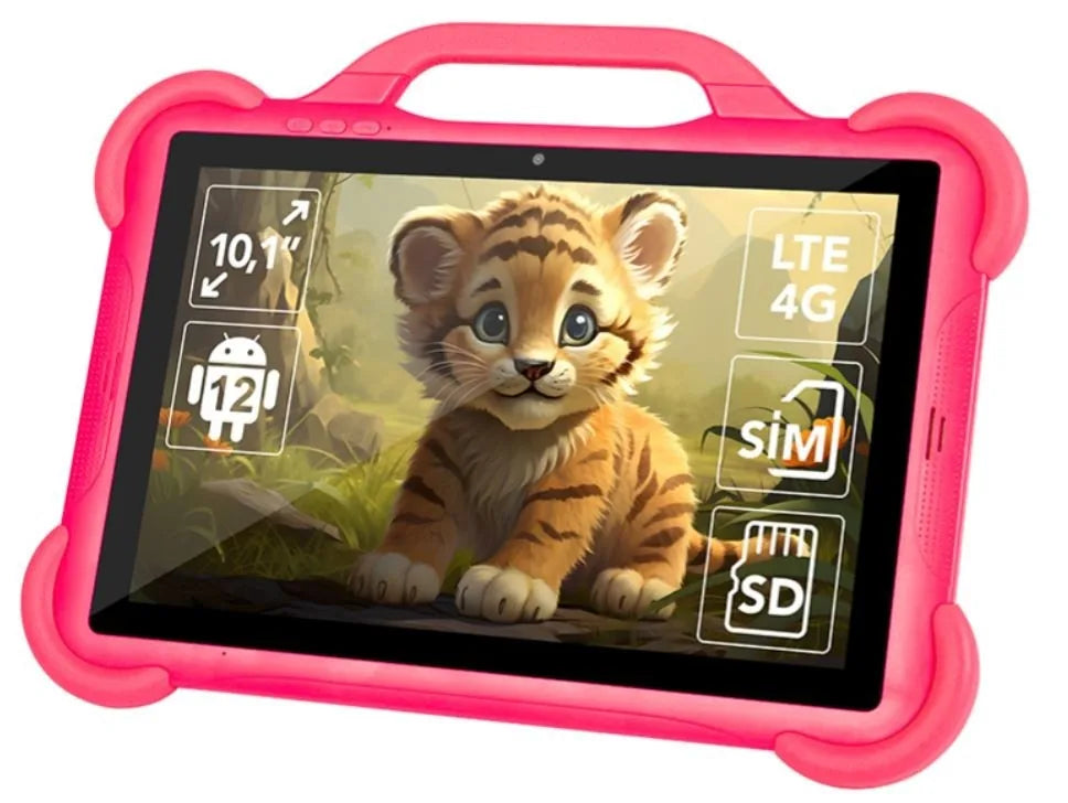 Vaikiškas planšetinis kompiuteris BLOW KidsTAB10 10,1" 4 GB / 64 GB 4G rožinis