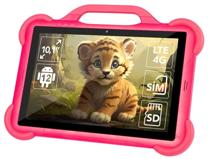 Vaikiškas planšetinis kompiuteris BLOW KidsTAB10 10,1" 4 GB / 64 GB 4G rožinis