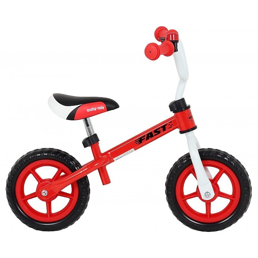 Baby Mix vaikščiojimo dviratis Fast - raudonas